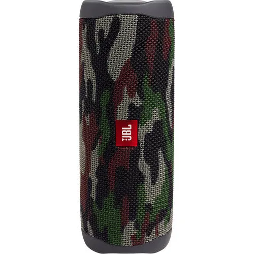 JBL Flip 5 Portable Waterproof Wireless Bluetooth Speaker, Squad Camo - JBLFLIP5SQUADAM (Refurbished)