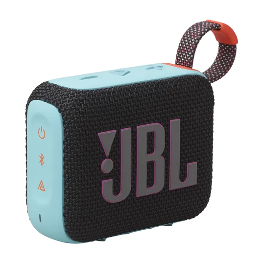 JBL GO 4 Ultra-Portable Bluetooth Speaker (Black/Orange)