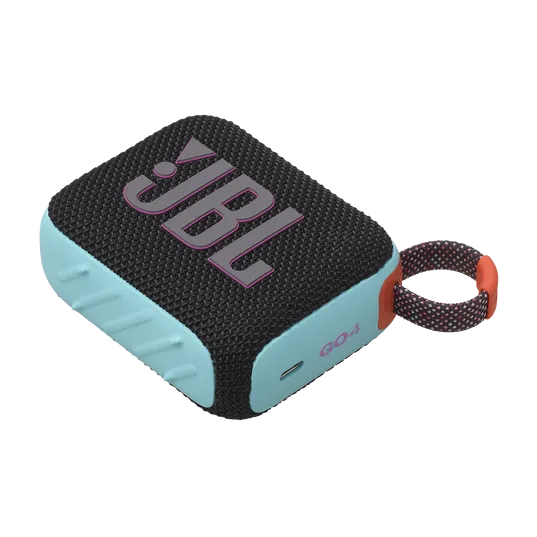 JBL GO 4 Ultra-Portable Bluetooth Speaker (Black/Orange)