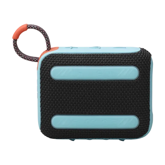 JBL GO 4 Ultra-Portable Bluetooth Speaker (Black/Orange)