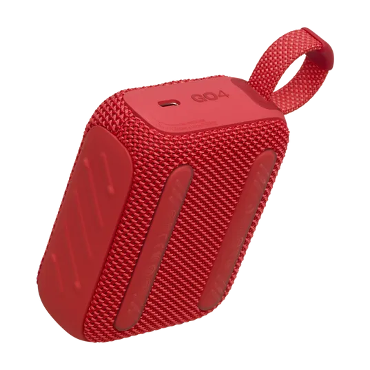 JBL GO 4 Ultra-Portable Bluetooth Speaker (Red)