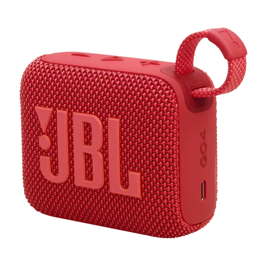 JBL GO 4 Ultra-Portable Bluetooth Speaker (Red)