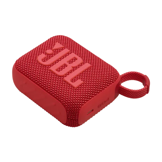 JBL GO 4 Ultra-Portable Bluetooth Speaker (Red)