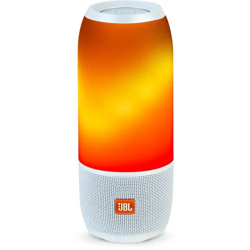 JBL Pulse 3 Portable Bluetooth Speaker White / Black