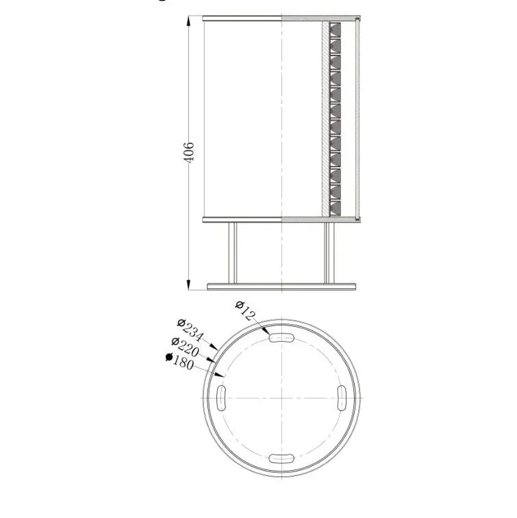 JW-HI/O High Intensity Omni-directional Aviation Obstruction Light