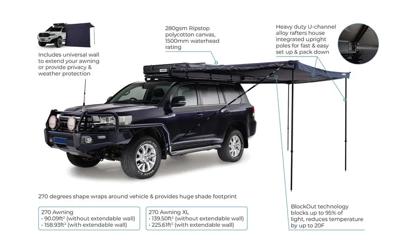 Kakadu BlockOut 270 Awning