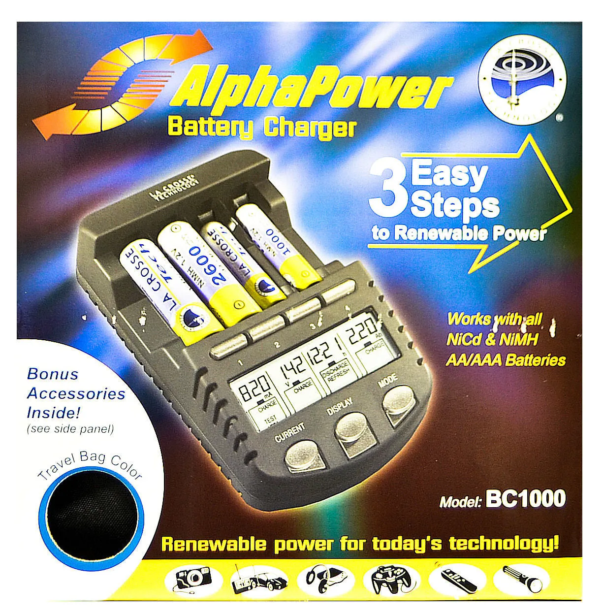 La Crosse Alpha Power BC1000 NiCd & NiMH battery charger