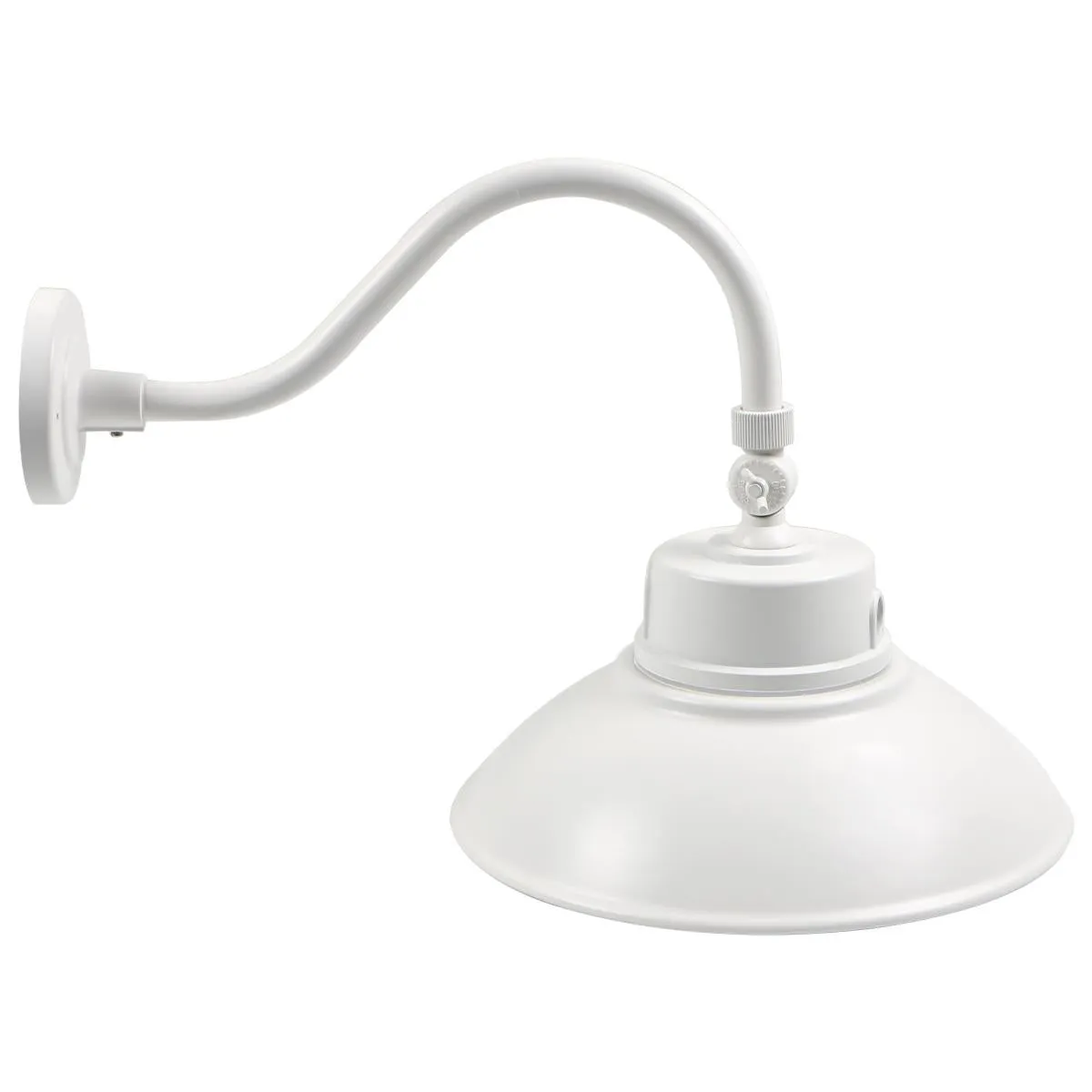 LED Gooseneck; 30W/40W/50W; CCT Selectable 3K/4K/5K; White; 120-277V; With Photocell