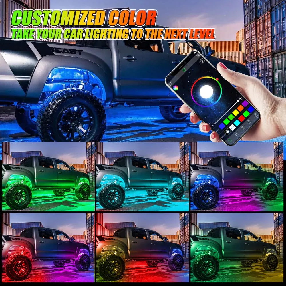 Magic Dream Color RGB Underglow Lights LED Strip Lights Kit