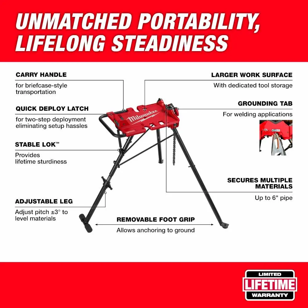 Milwaukee 48-22-8690 6" Leveling Tripod Chain Vise