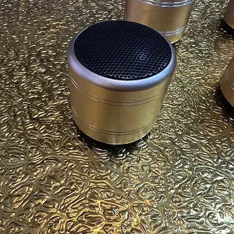 Mini Gold Speaker 6W Rechargeable