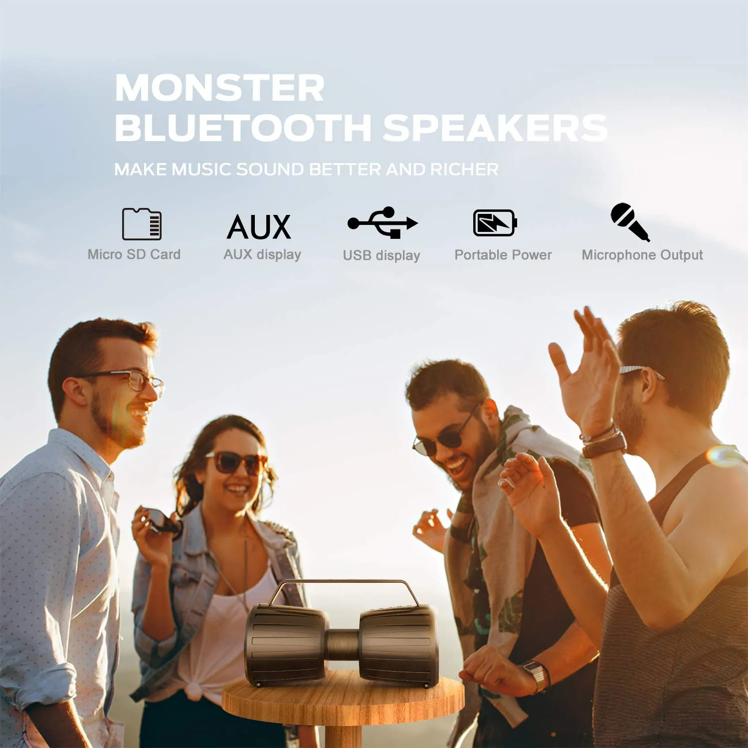 Monster Adventurer Force 
40W Bluetooth Speaker