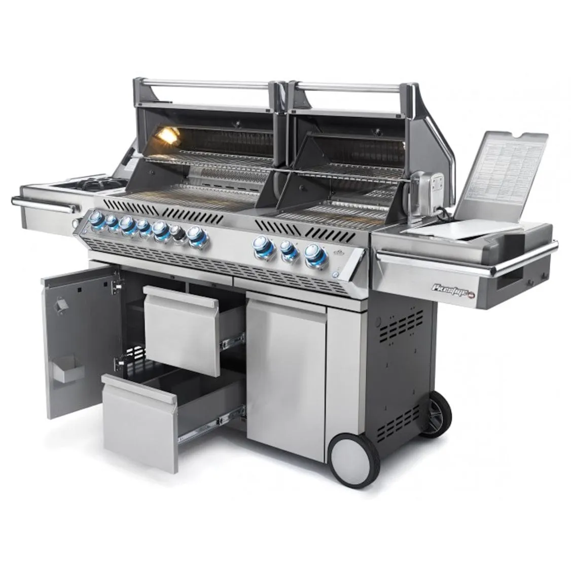 Napoleon | Prestige PRO 825 RSBI With Power Side Burner, Infrared Rear & Bottom Burners