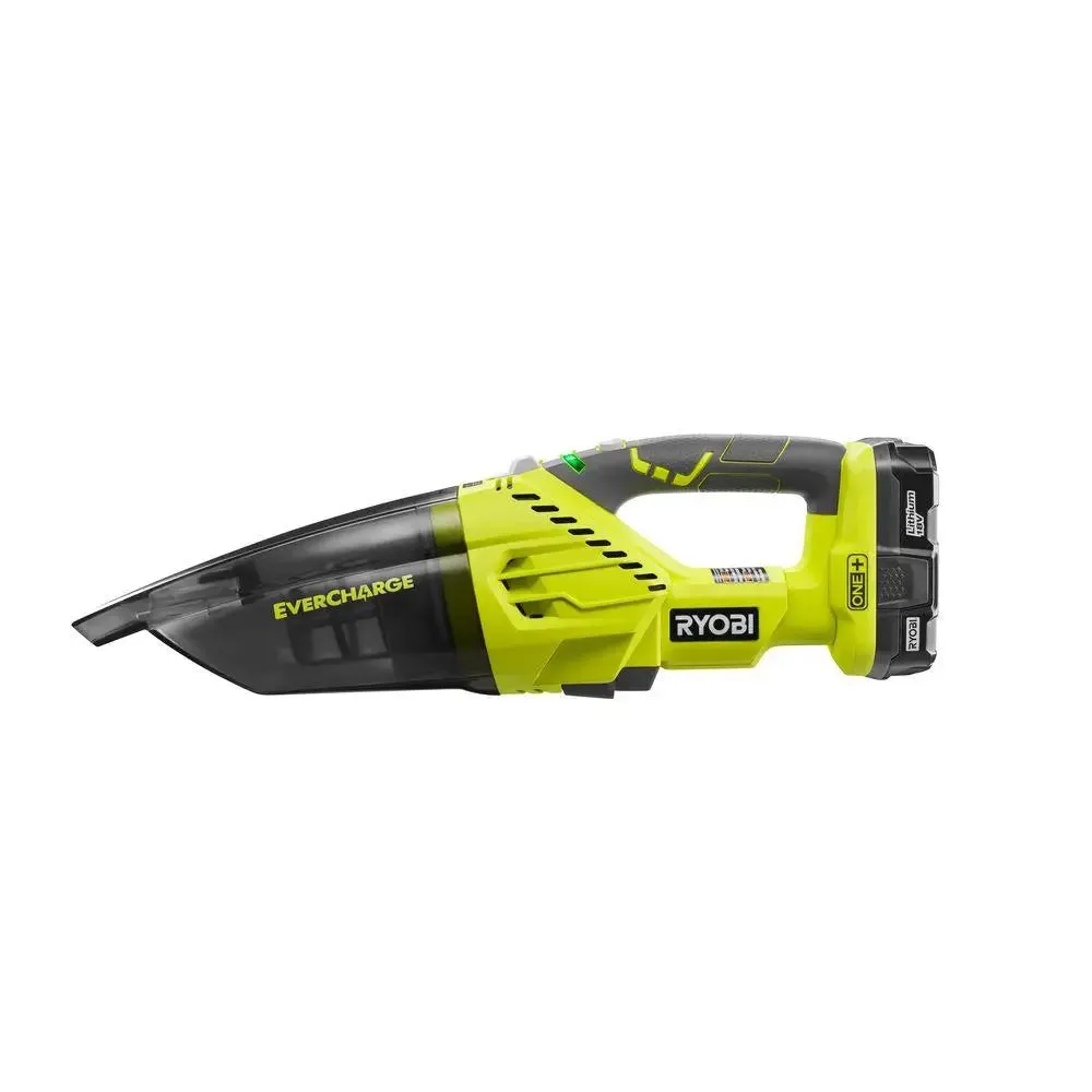 Open Box -  RYOBI 18-Volt ONE  Lithium-Ion Cordless EVERCHARGE Hand Vacuum Kit