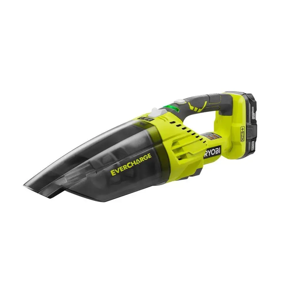 Open Box -  RYOBI 18-Volt ONE  Lithium-Ion Cordless EVERCHARGE Hand Vacuum Kit