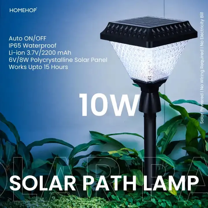 Outdoor Solar Lights For Home, Garden, Pathway Decoration Waterproof Portable Spike Lamp with Remote (RGB)