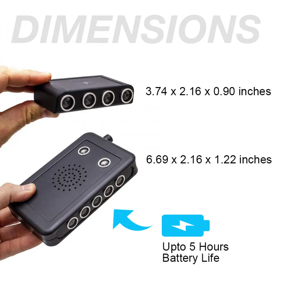 PBN-TECH MSK – Microphone Suppression Kit – Muti-Directional Ultra Sonic Suppressor – Microphone Defeater