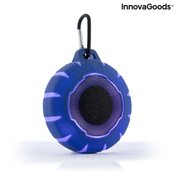 Pool Speakers with LEDs &amp; Microphone - Wireless &amp; Floating