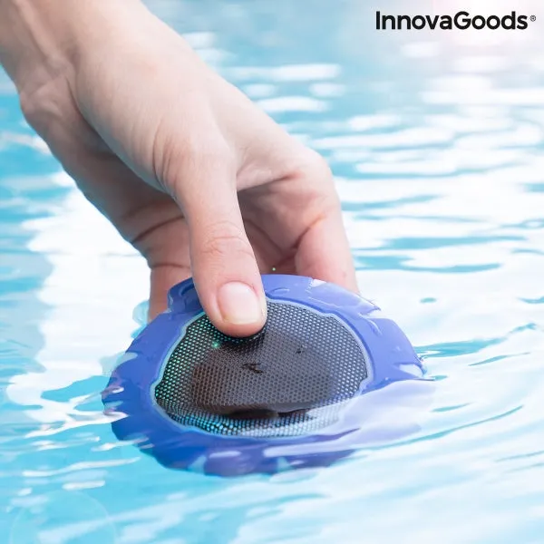 Pool Speakers with LEDs &amp; Microphone - Wireless &amp; Floating