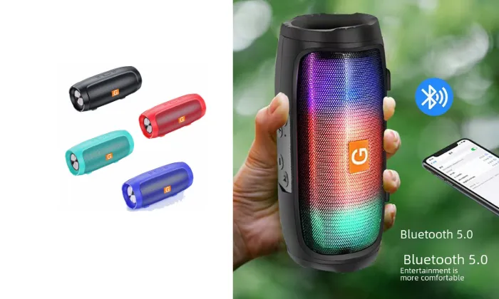 Portable Bluetooth Speaker With Built-in Battery and Call Function