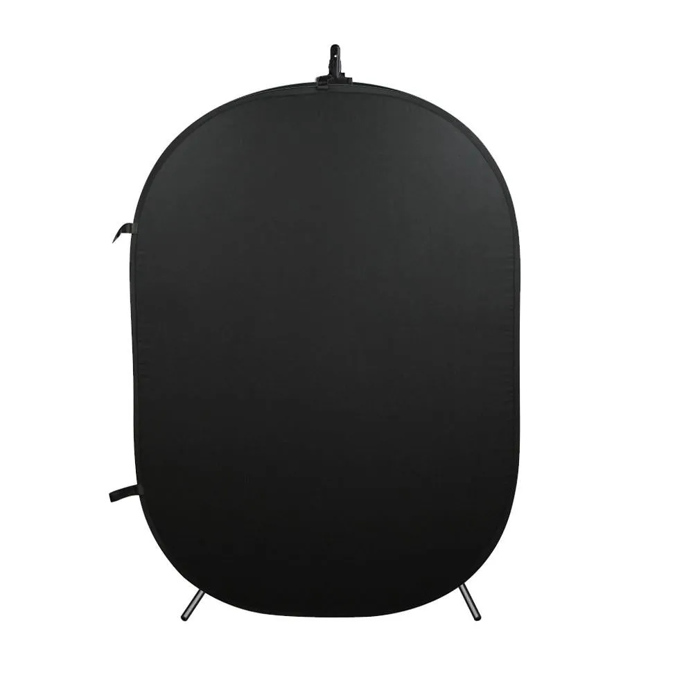 Portable 'Headshot Kit' with Double Illuminate Mate Softbox and Pop Up Backdrop - Bundle