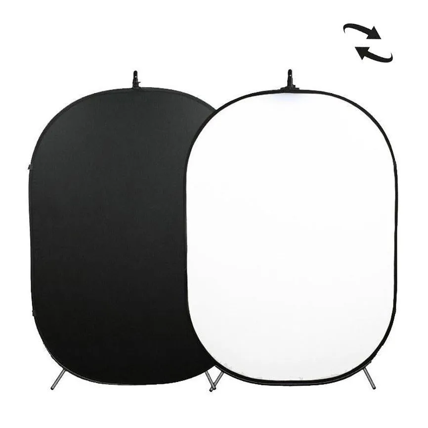 Portable 'Headshot Kit' with Double Illuminate Mate Softbox and Pop Up Backdrop - Bundle