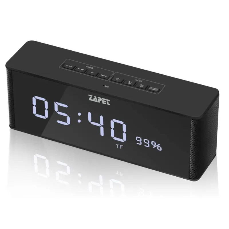 Portable Wireless Speaker with LED Time Display