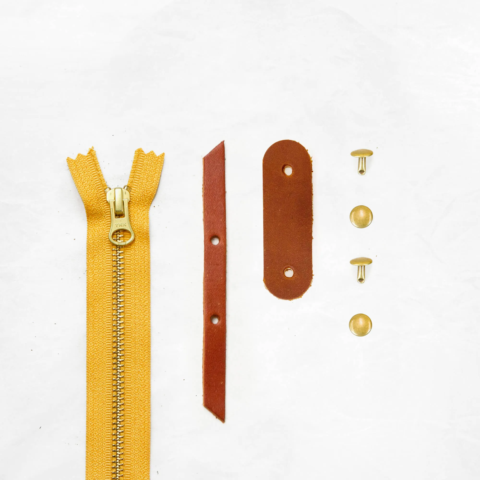 Portsmith - Chestnut Zipper Closure Kit