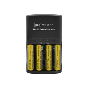 PRO SPEED CHARGER 650 W/4 AA NIMH RECHARGEABLE BATTERIES (1959)