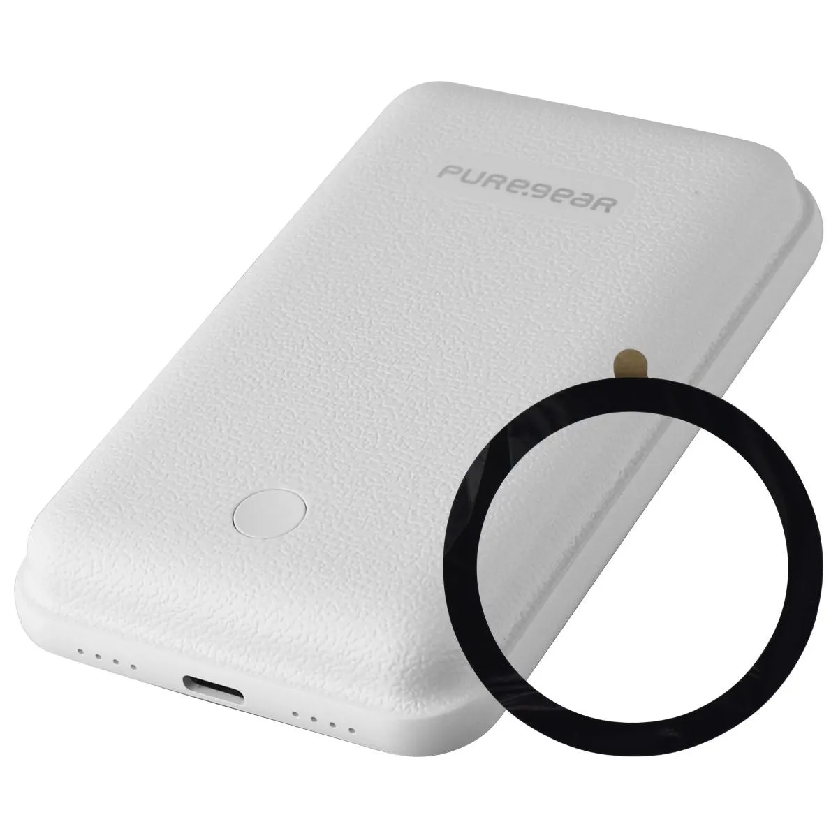 PureGear PureJuice 5K Wireless Portable & Magnetic Charger for iPhone - White