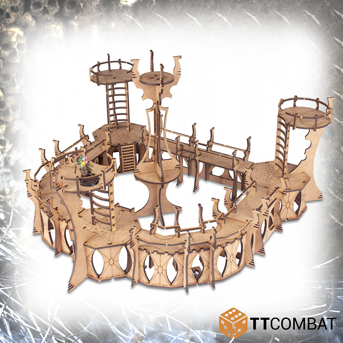 Space Elf Stronghold - Sci-fi Gothic - TT Combat Terrain