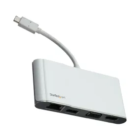 StarTech.com USB-C Multiport (RJ-45 / USB-A / VGA / HDMI) Adapter  - White