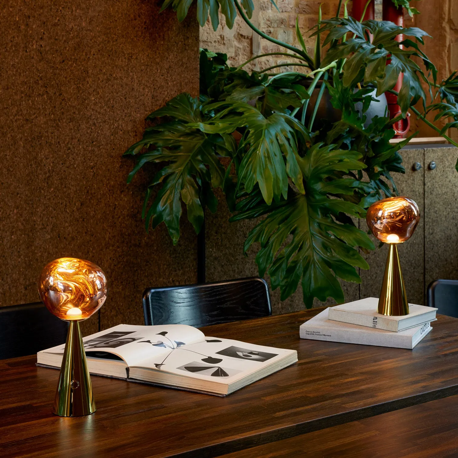 tom dixon | melt portable lamp | gold