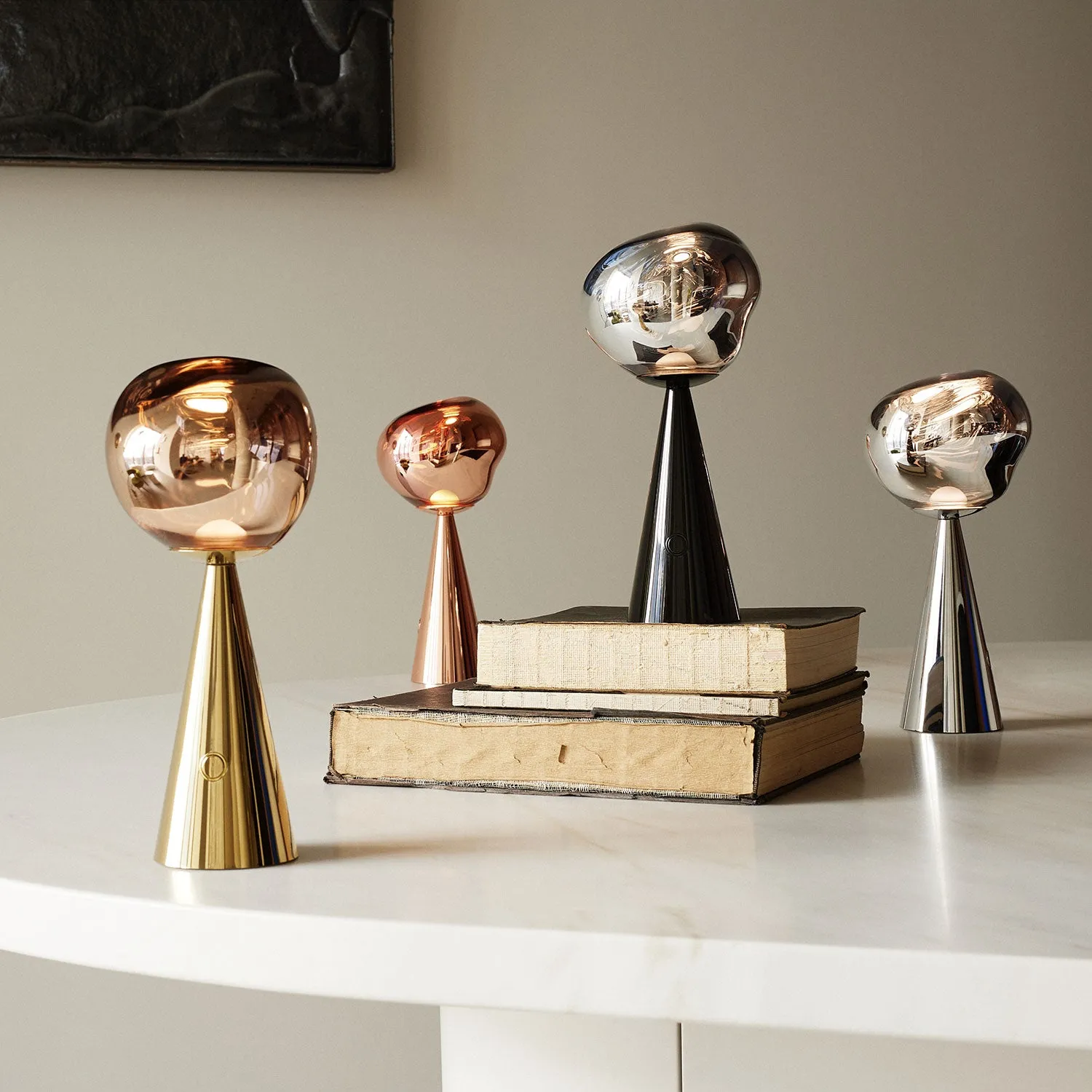 tom dixon | melt portable lamp | gold