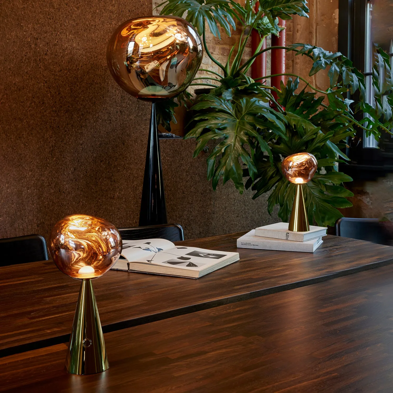 tom dixon | melt portable lamp | gold