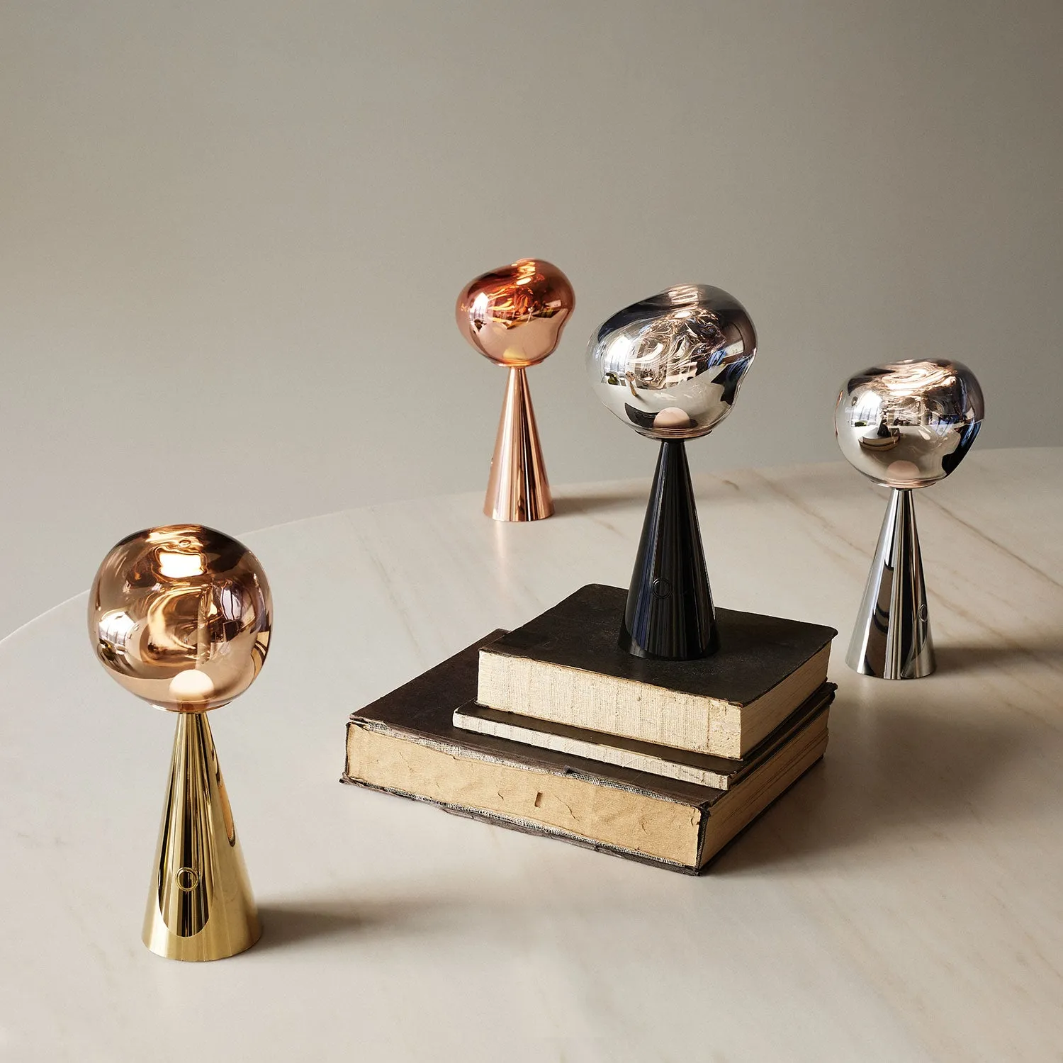 tom dixon | melt portable lamp | gold