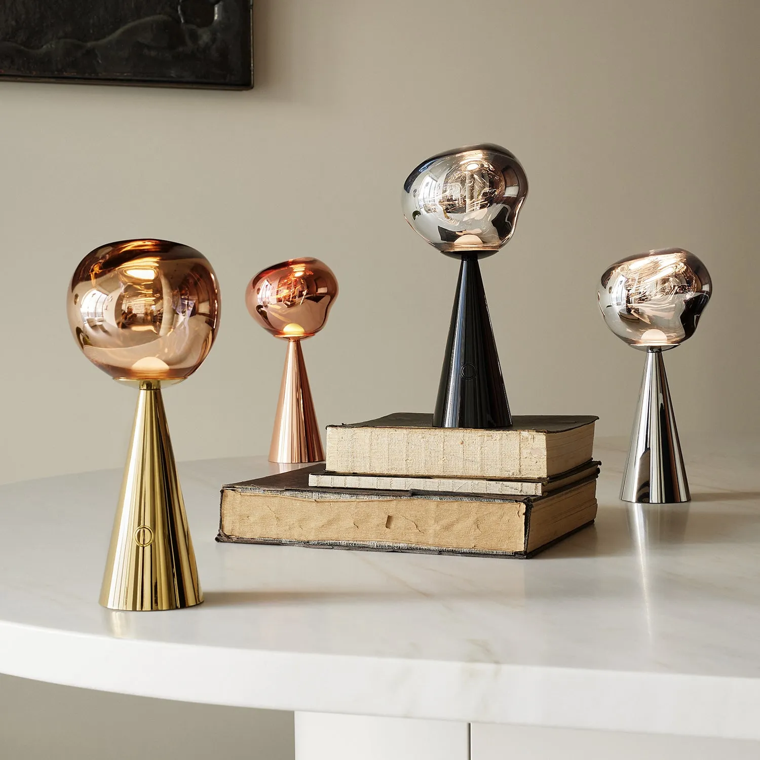 tom dixon | melt portable lamp | silver