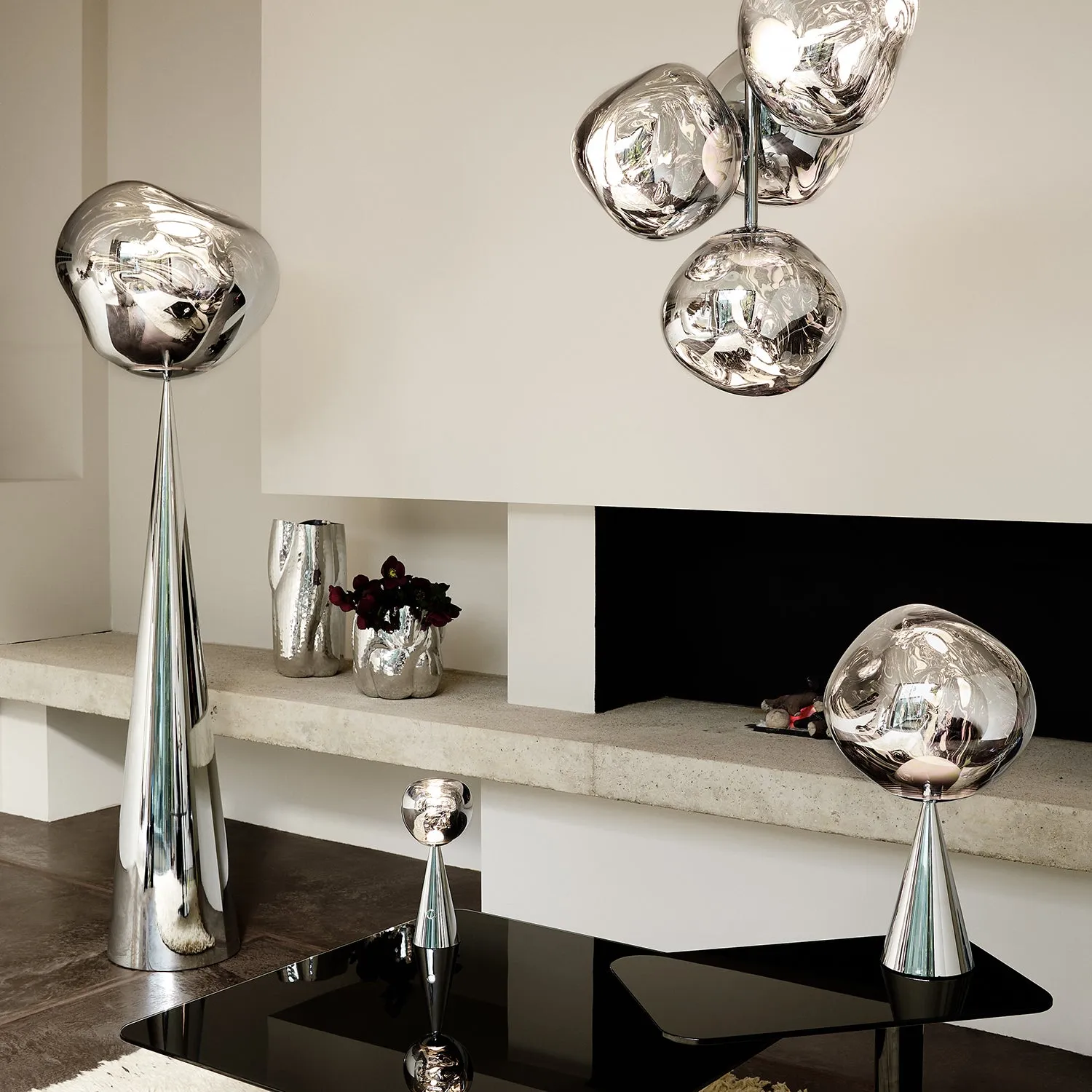 tom dixon | melt portable lamp | silver