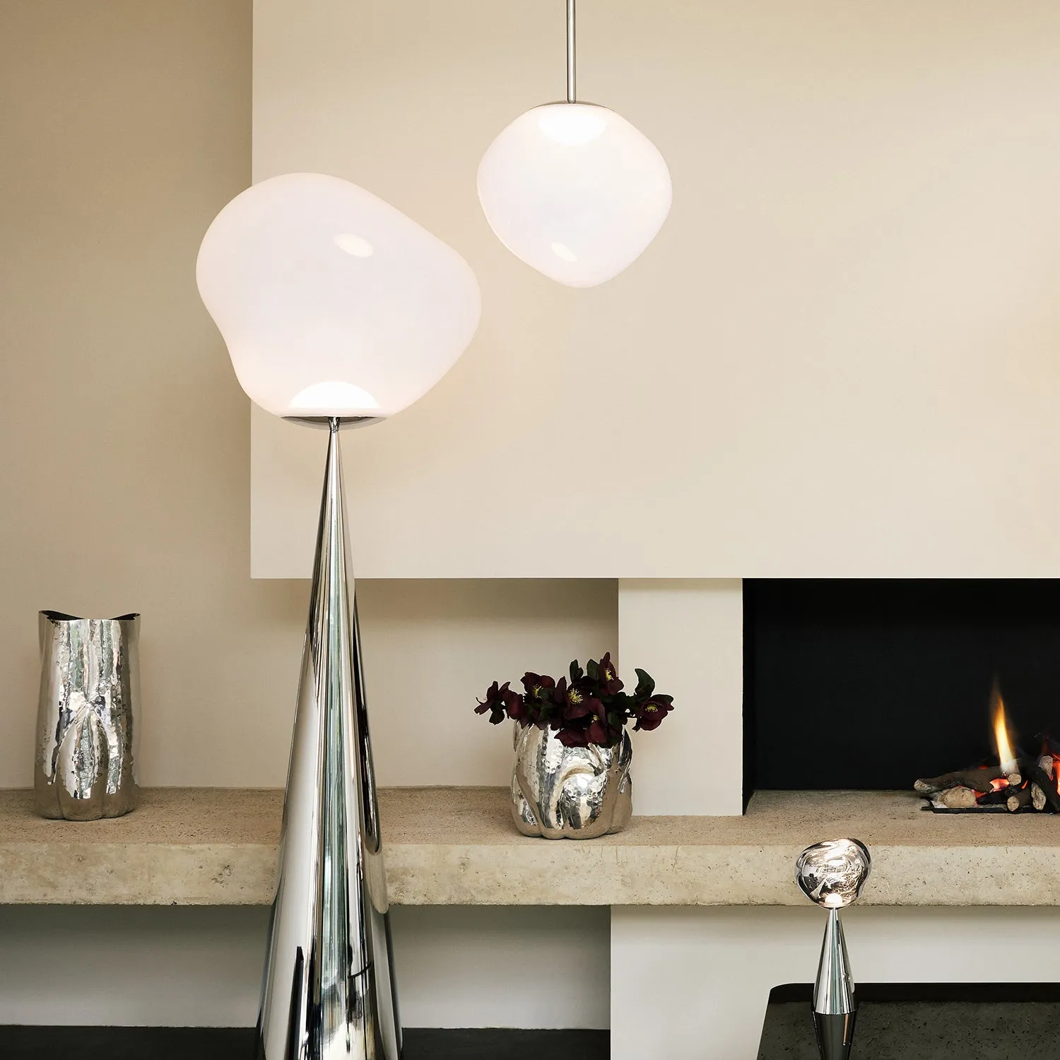 tom dixon | melt portable lamp | silver