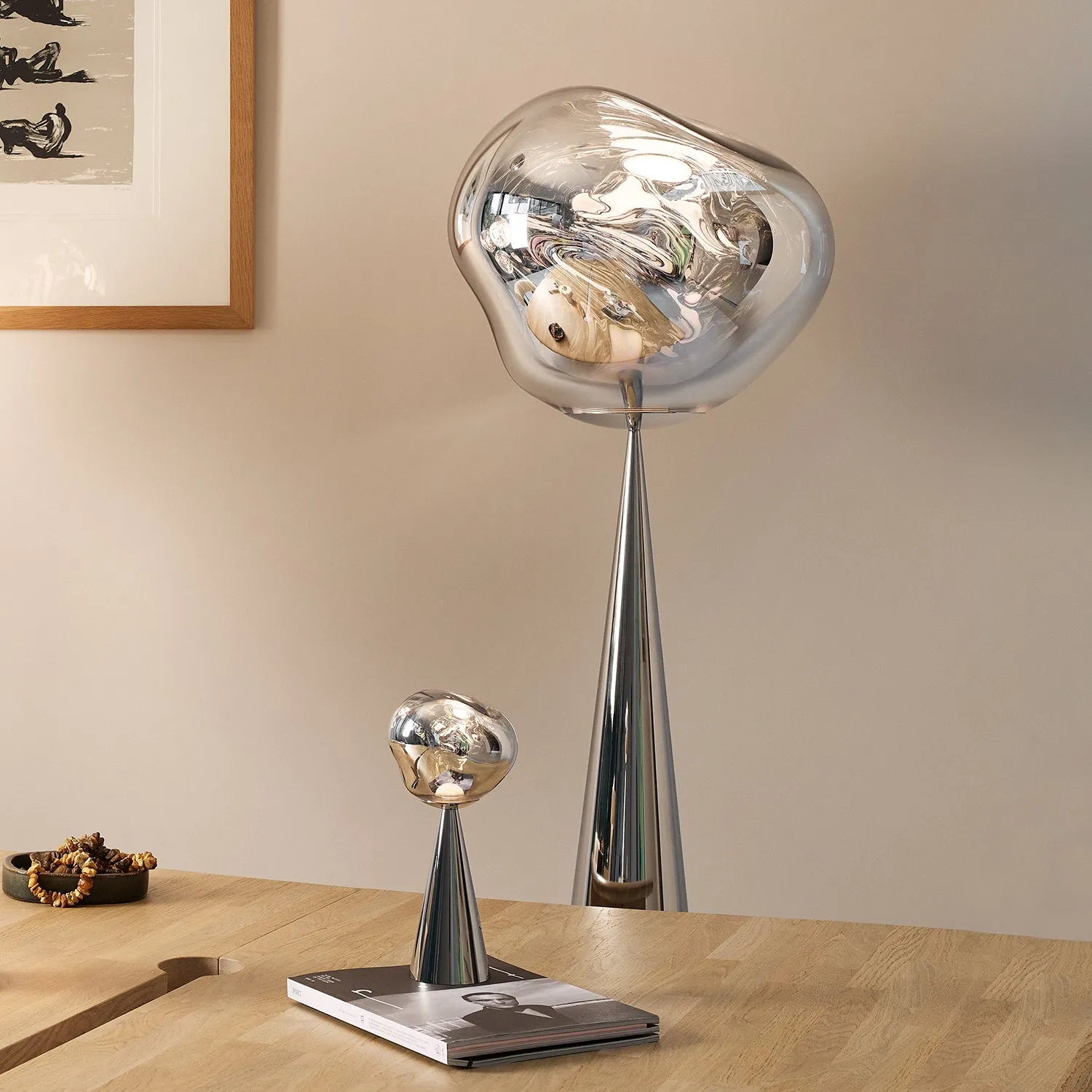 tom dixon | melt portable lamp | silver