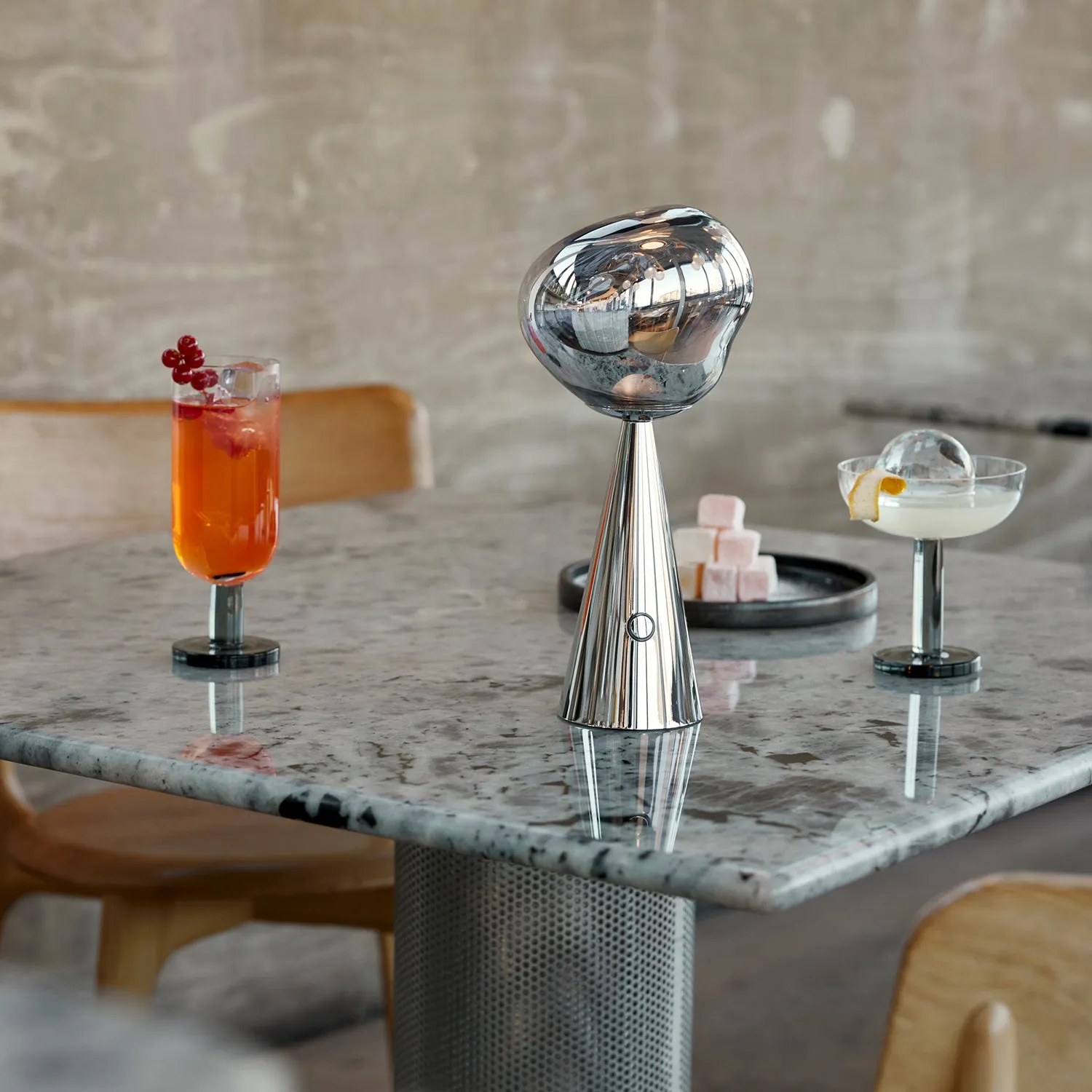 tom dixon | melt portable lamp | silver