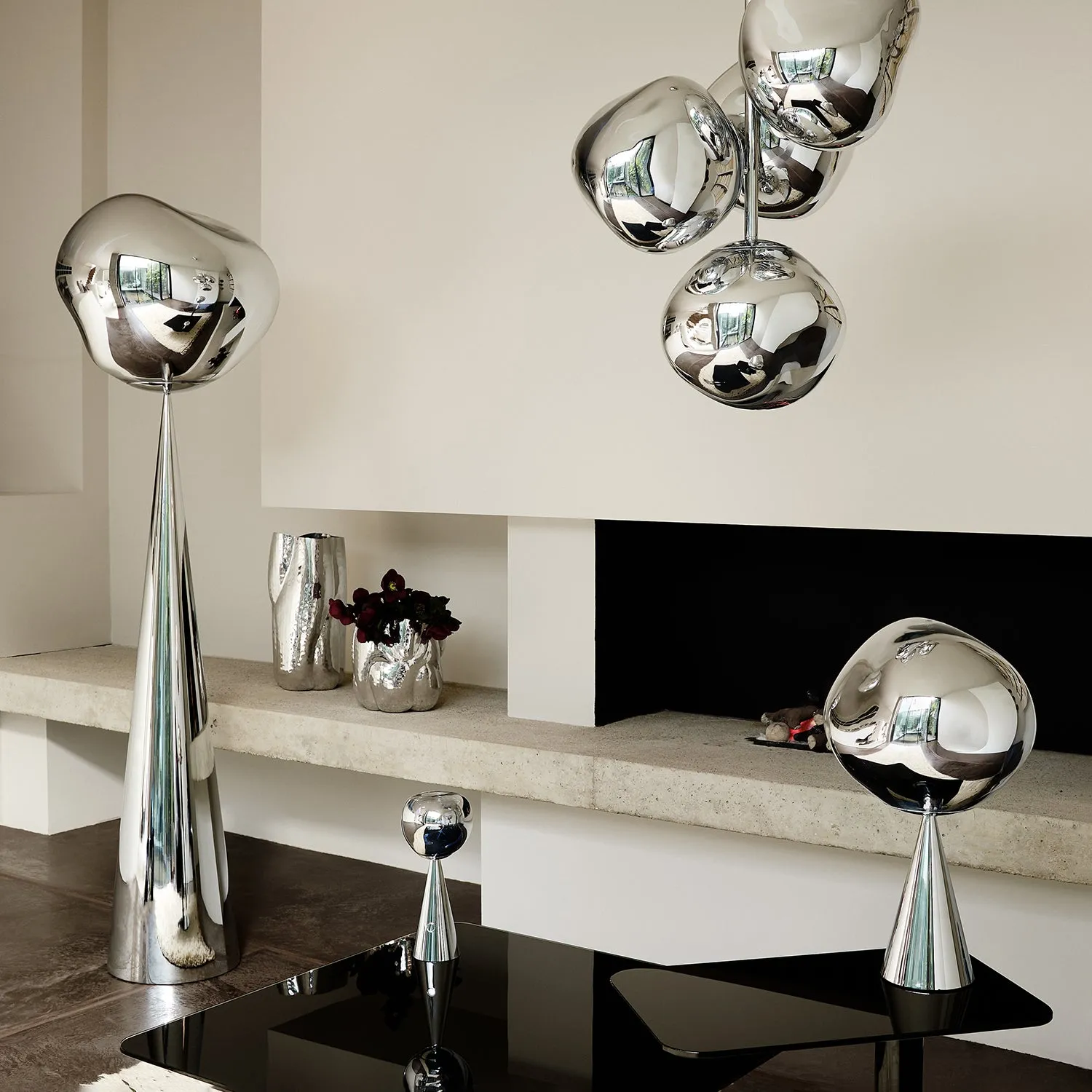 tom dixon | melt portable lamp | silver