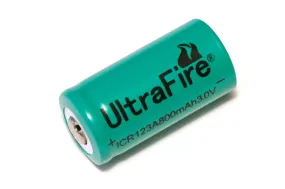 Ultrafire 800 mAh 3V RCR123 Lithium Rechargeable Battery