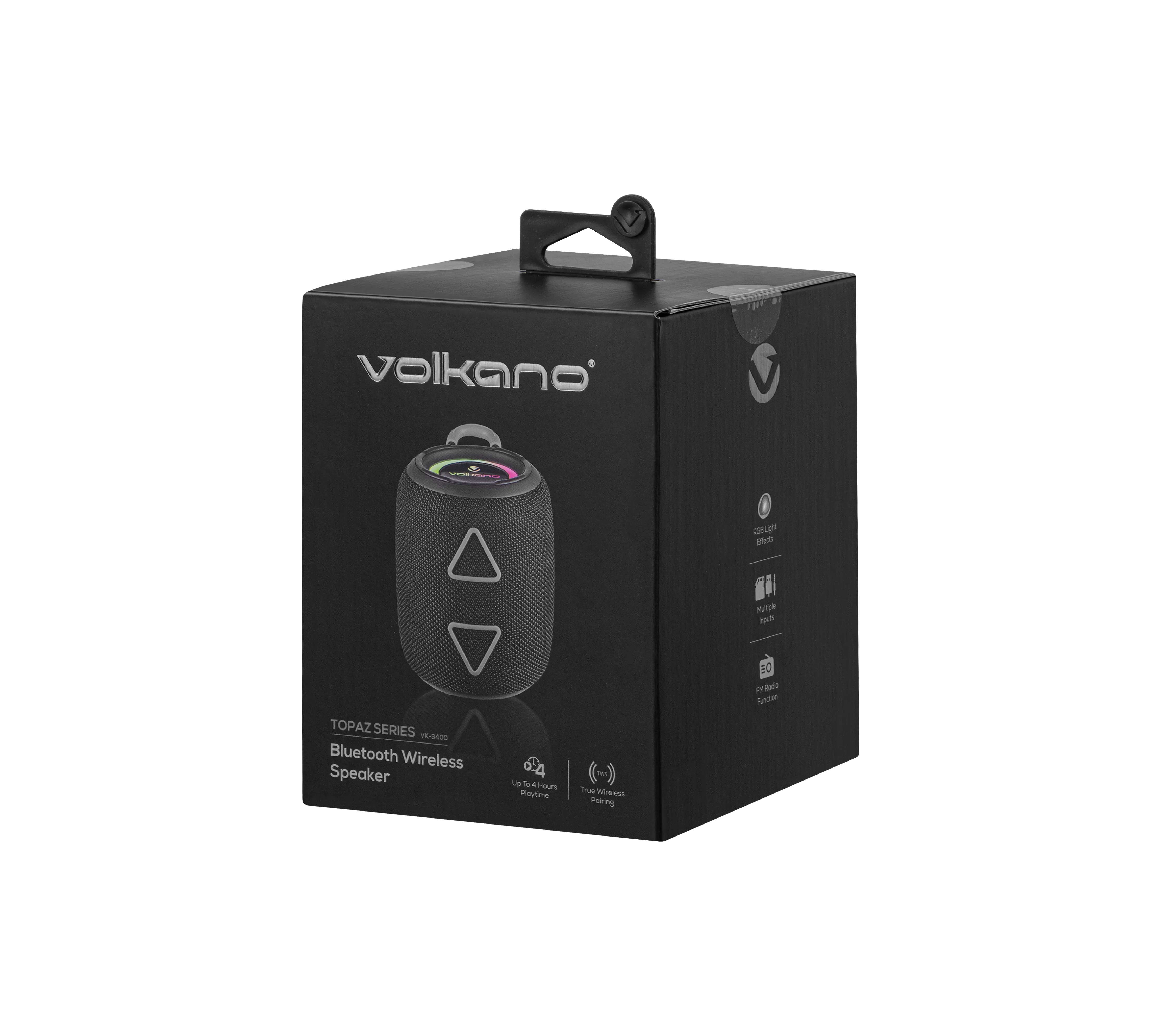 Volkano Topaz Series Bluetooth Speaker  - Black