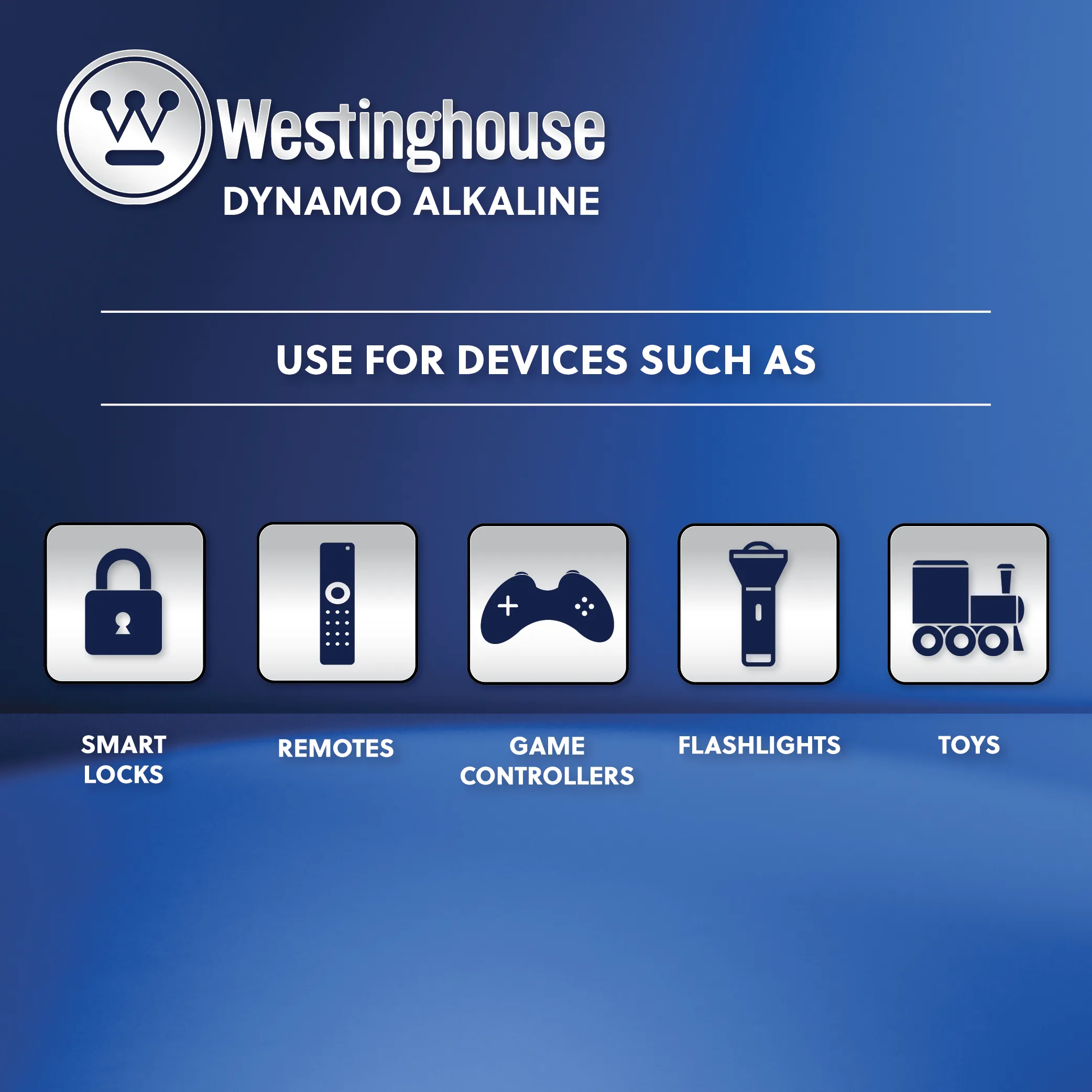 Westinghouse 9V Dynamo Alkaline Plastic Tub of 6